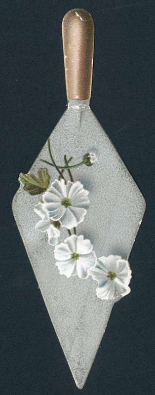 Builders Trowel og Blomster, Julekort af English School
