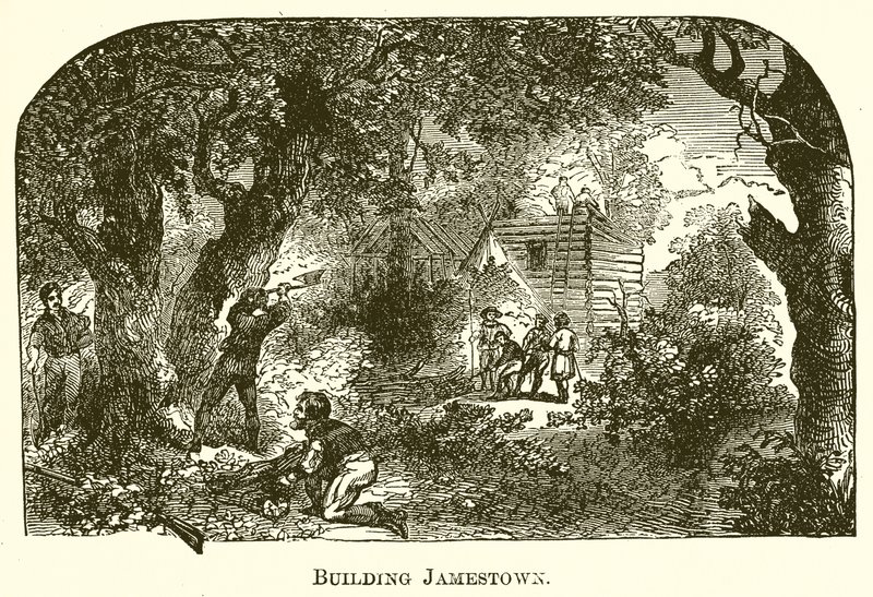 Bygning Jamestown af English School