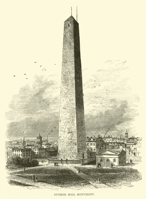 Bunker Hill-monumentet af English School