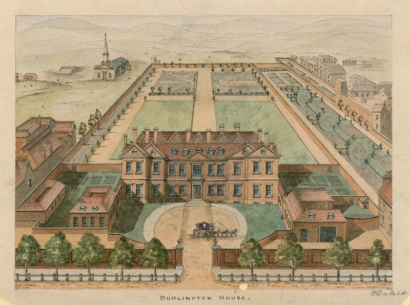 Burlington House, Piccadilly, London af English School