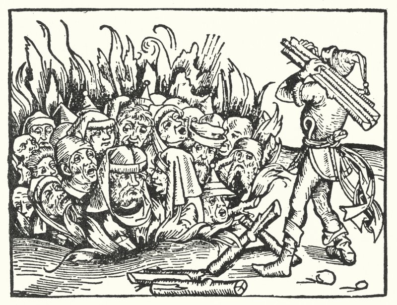 Burning the Jews in time of plaguedani af English School