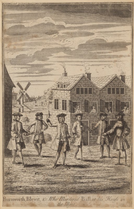 Burnworth, Blewit og andre, der myrdede Ball i hans hus i Mint af English School