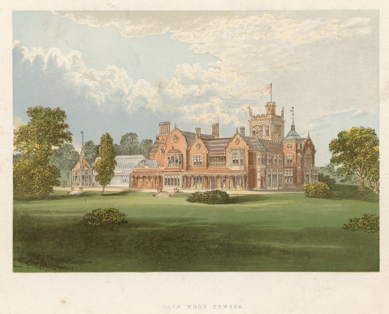 Caen Wood Towers, Middlesex, sæde for Earl Mansfield af English School