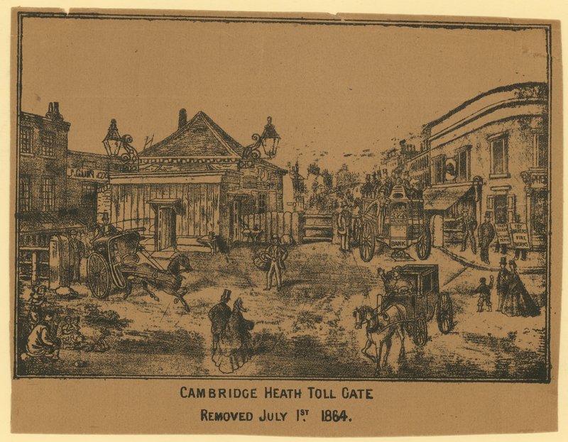 Cambridge Heath Turnpike Gate af English School