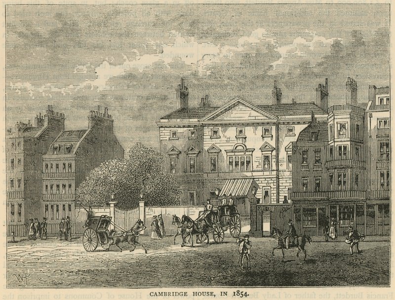 Cambridge House i 1854 af English School