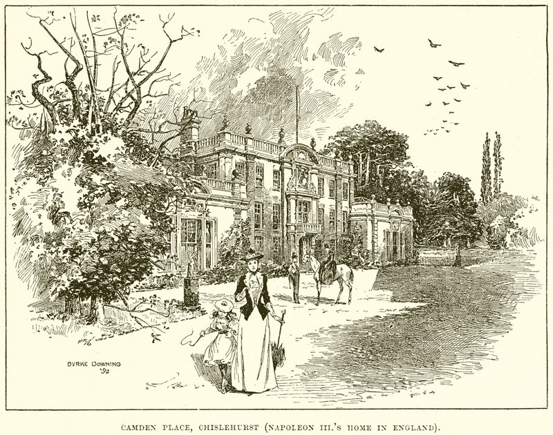 Camden Place, Chislehurst (Napoleon III-hjem i England) af English School