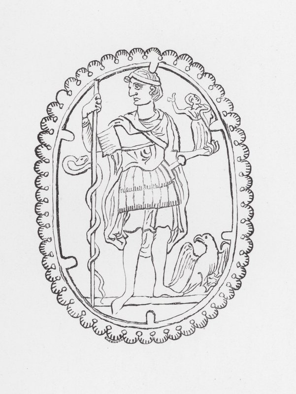 Cameo of St Albans (gravering) af English School