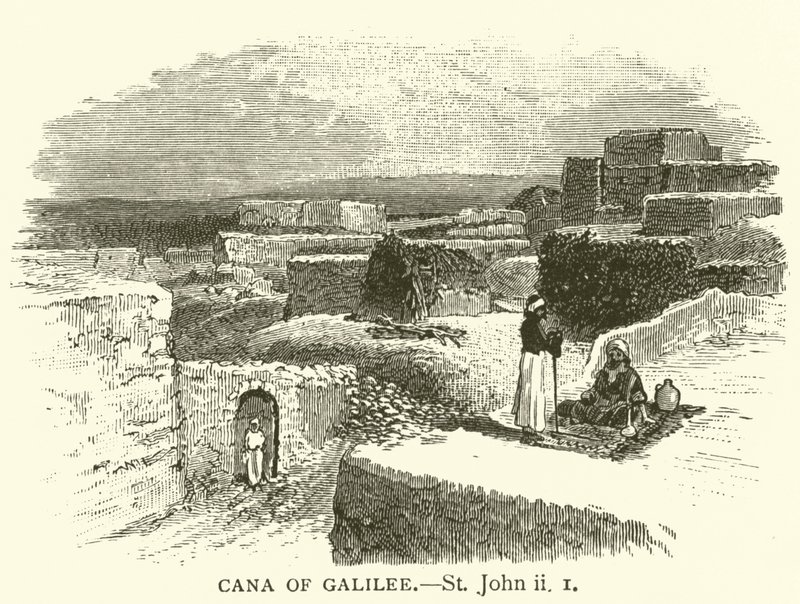 Kana af Galilæa, St. John, ii af English School
