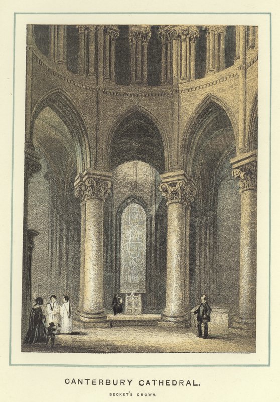 Canterbury Cathedral, Beckets Crown af English School