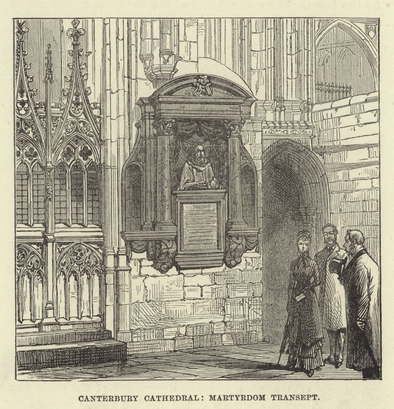 Canterbury Cathedral, martyrdomstransept af English School