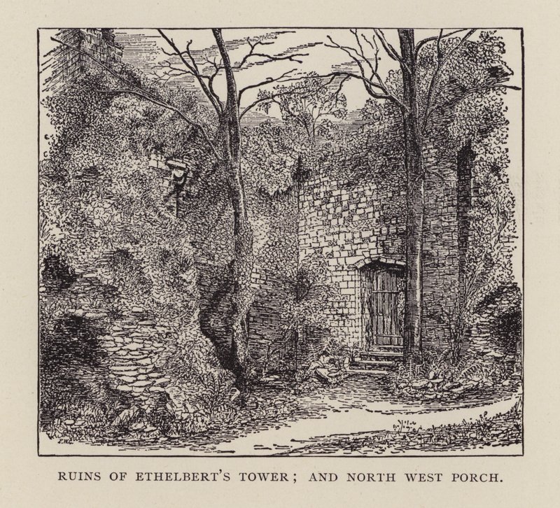 Canterbury: Ruinerne af Ethelbert