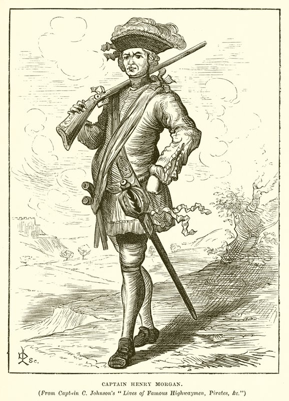 Kaptajn Henry Morgan af English School