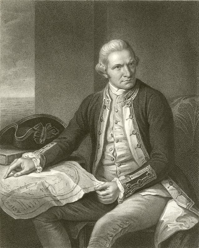 Kaptajn James Cook af English School