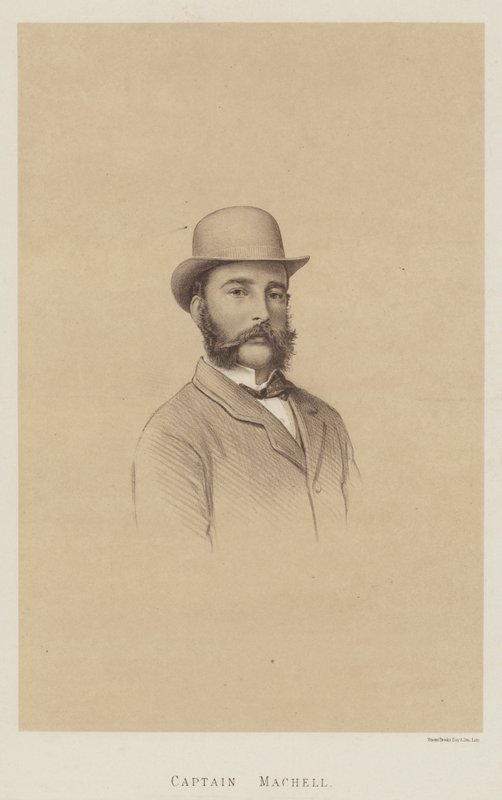 Kaptajn Machell, "Jem" (litho) af English School