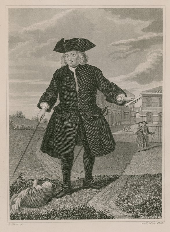 Kaptajn Thomas Coram, grundlægger af Foundling Hospital af English School