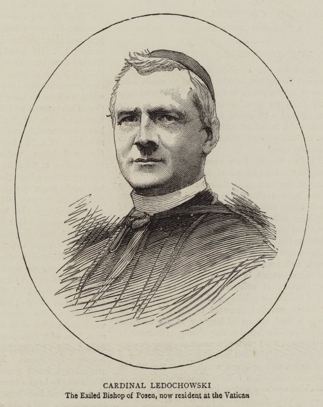 Kardinal Ledochowski (gravering) af English School