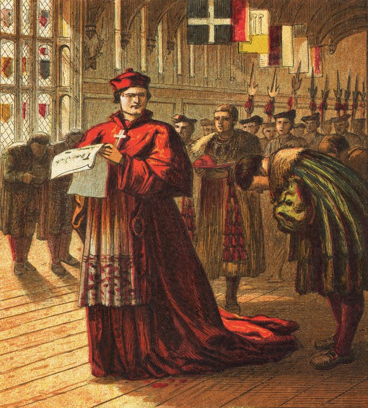Kardinal Wolsey af English School