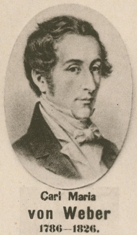 Carl Maria von Weber (gravering) af English School