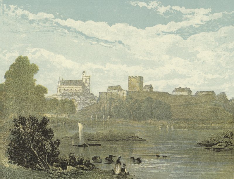 Carlisle Cathedral, South West View af English School