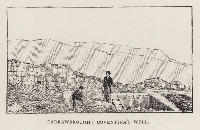 Carrawbrough, Coventinas brønd (kobberstik) af English School