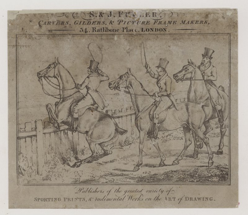 Carvers and Gilders, S og J Fuller, handelskort af English School