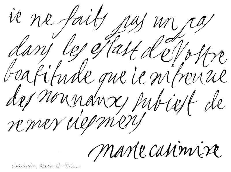 Cassimire, Marie (Q af Polen) af English School