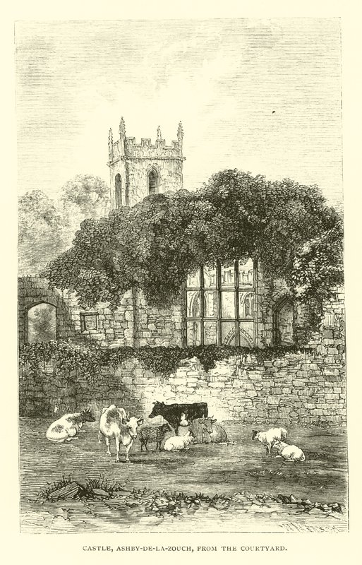 Slot, Ashby-de-la-Zouch, fra gården af English School