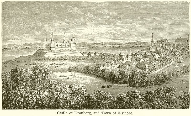 Kronborg Slot og Helsingør By af English School
