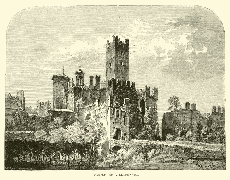 Castle of Villafranca  af English School