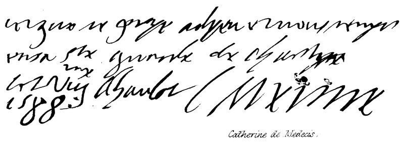 Catherine de Medici af English School