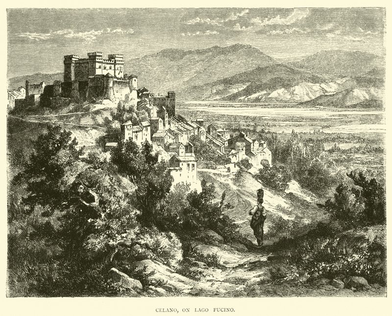 Celano ved Fucino-søen af English School