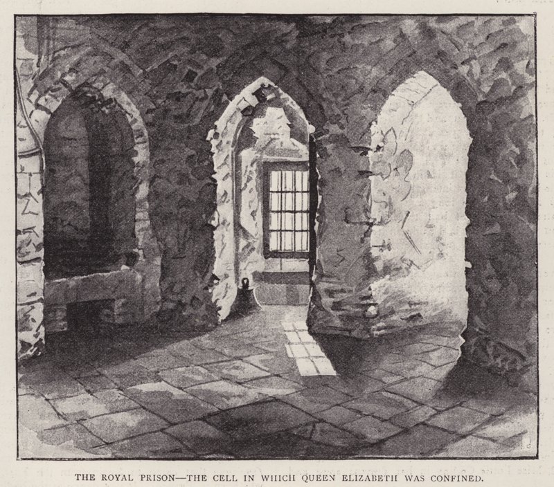 Celle i Tower of London, hvor den fremtidige dronning Elizabeth I blev fængslet i 1554 under hendes halvsøster Mary I
