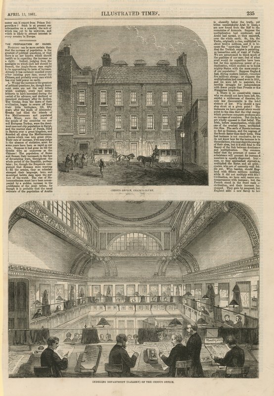 Census Office i Craigs Court af English School