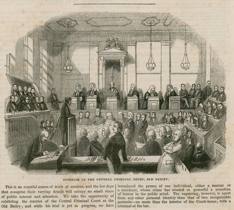 Central Criminal Court, Old Bailey af English School