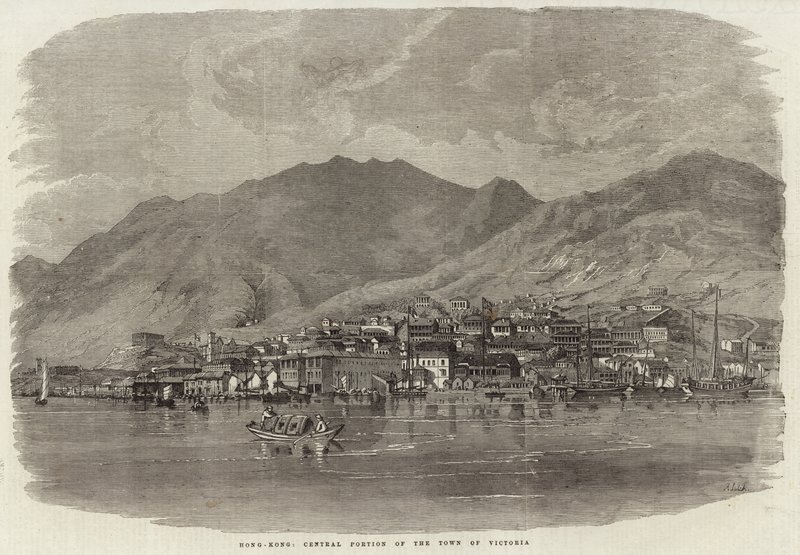 Central del af byen Victoria i Hong Kong af English School