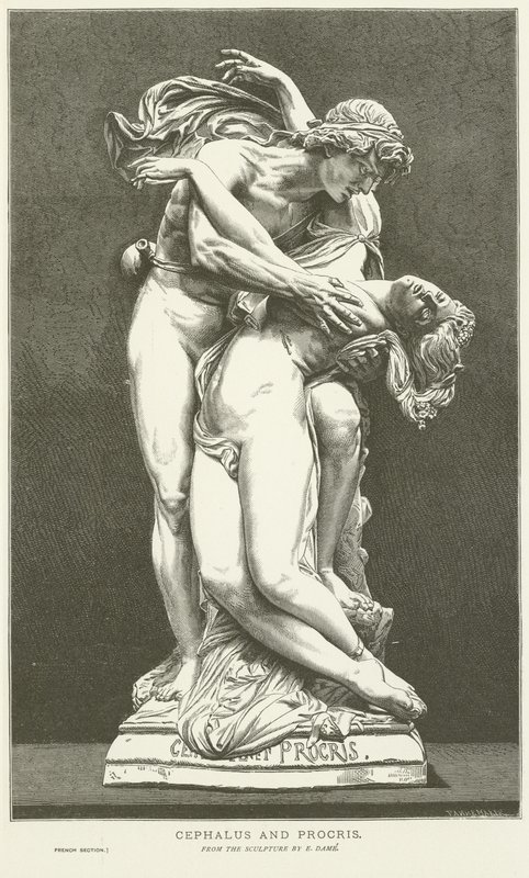 Cephalus og Procris af English School