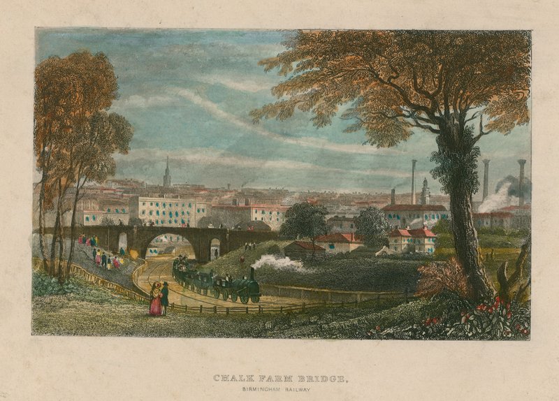 Chalk Farm Bridge, London af English School