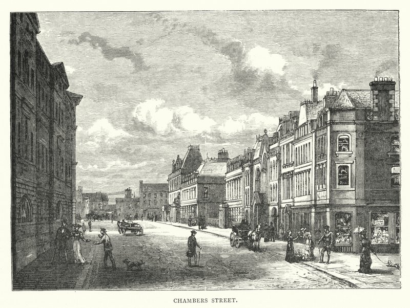 Chambers Street (gravering) af English School