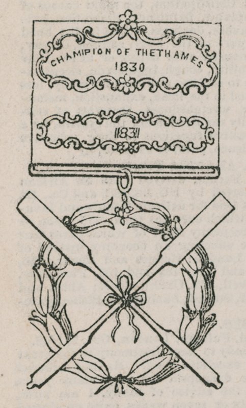 Champion of the Thames Insignia af English School