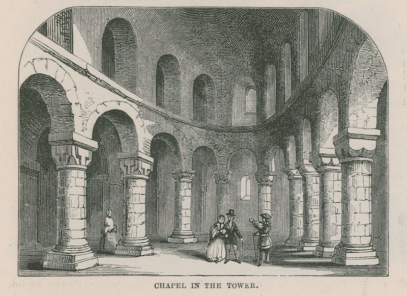 Kapel i Tower of London af English School
