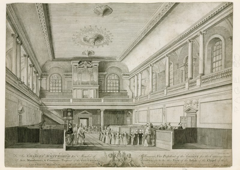 Kapel af Foundling Hospital af English School