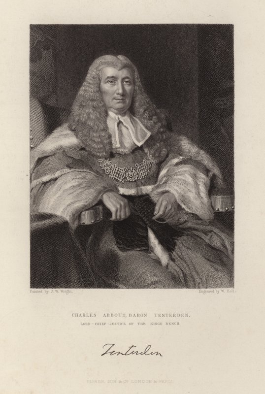 Charles Abbott Baron Tenterden af English School