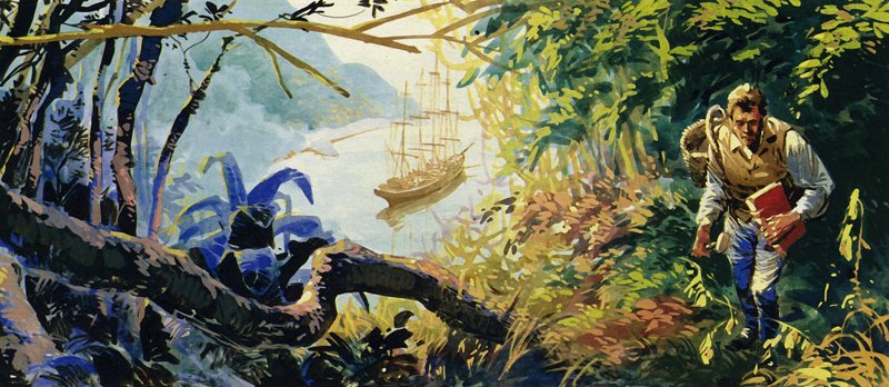Charles Darwin var ombord på HMS Beagle, da det var på vej for at undersøge Sydamerikas kyst af English School