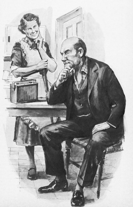 Charles Ives, lytter til sin mest berømte symfoni på stuepigens radio af English School