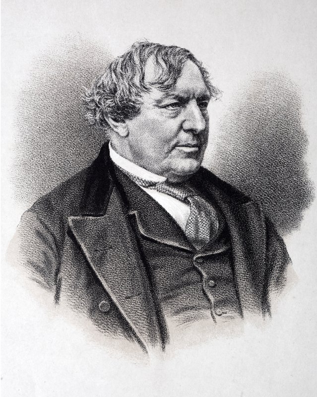Charles Lever, irsk forfatter (gravering) af English School