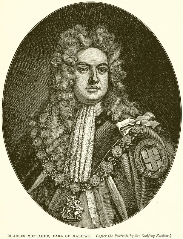 Charles Montague, jarl af Halifax af English School