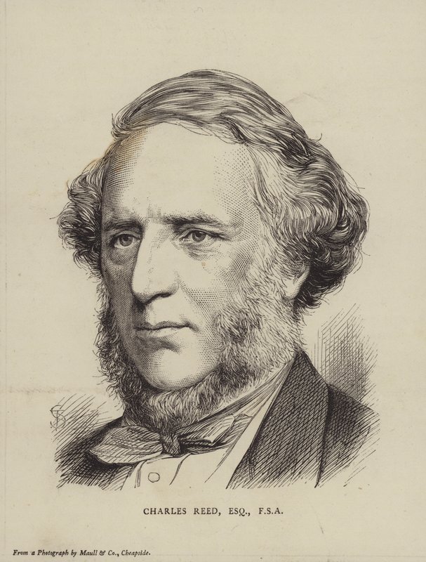 Charles Reed, britisk politiker, MP og Fellow of Society of Antiquaries af English School