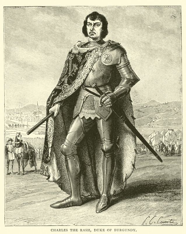 Karl den Udslæt, hertug af Bourgogne af English School