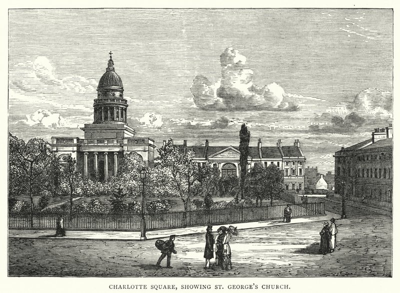 Charlotte Square, der viser St. George