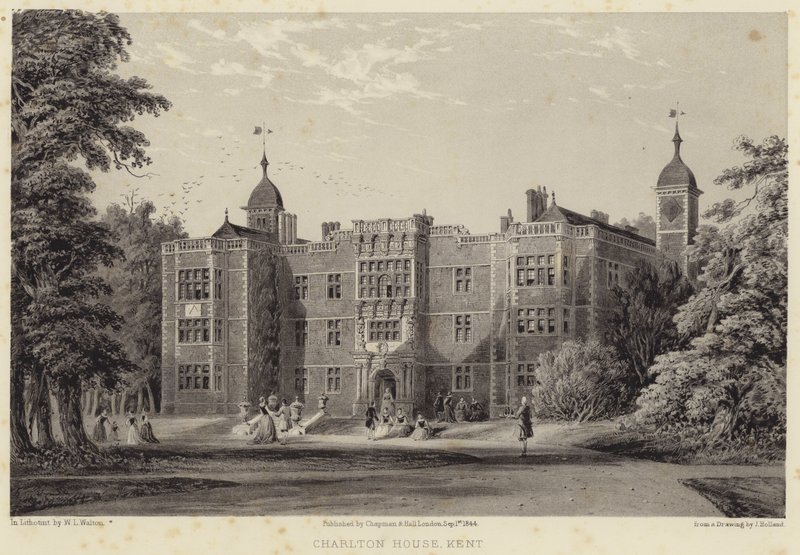 Charlton House, Kent (gravering) af English School